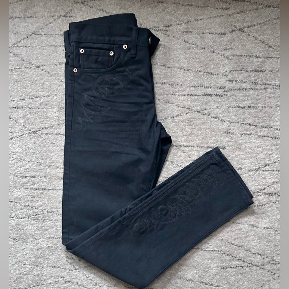 Ralph Lauren RRL black jeans, slim narrow, size 29/30 good to own or gift Option